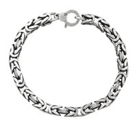 Armband Giovanni Raspini Herr Bizantina Quadra in Silber 12403L